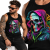 TANK TOP HORROR  SKULL ONE 7